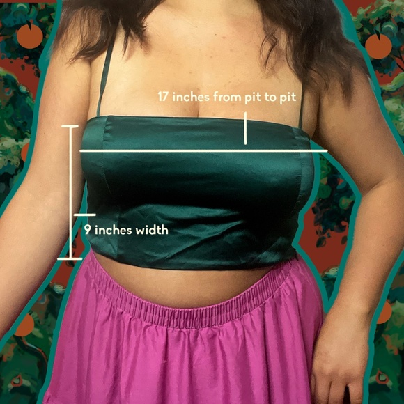GREEN SILK REFORMATION TOP NWT - Picture 1 of 4